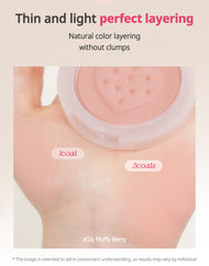peripera Pure Blushed Sunshine Cheek: Soft Berry Collection