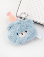 Plush Bear Face Pouch