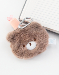 Plush Bear Face Pouch