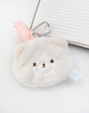 Plush Bear Face Pouch