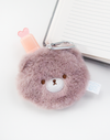 Plush Bear Face Pouch