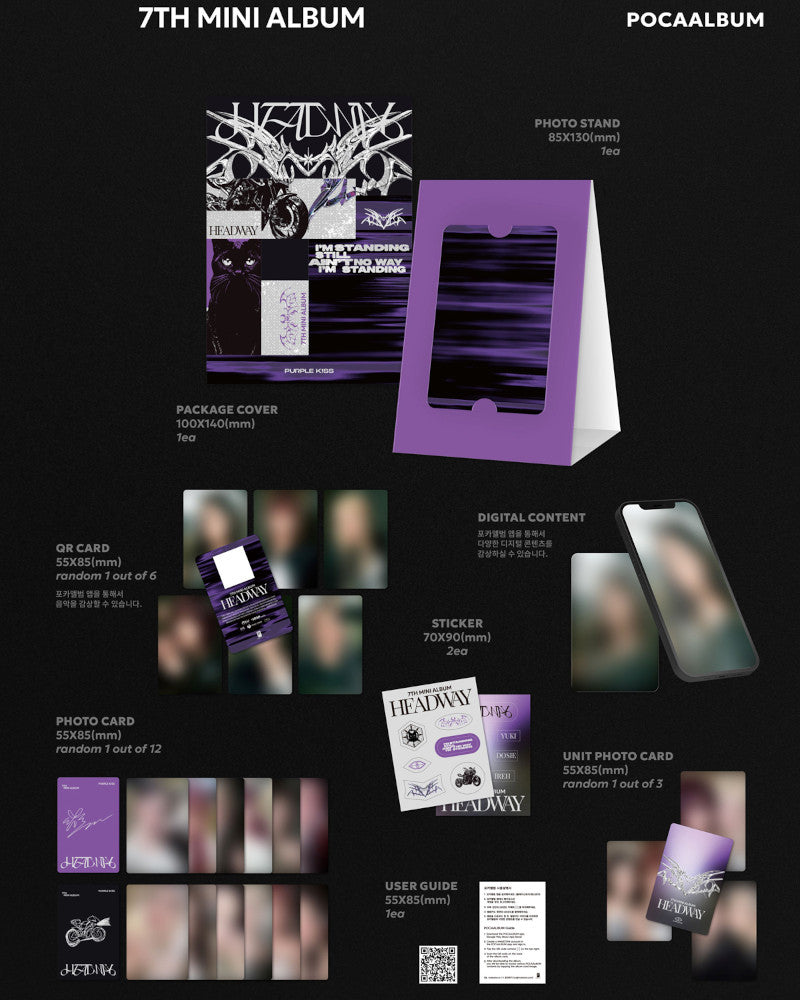 PURPLE KISS - 7th Mini Album [HEADWAY] (POCA Ver.)