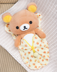 San-X© Rilakkuma Acorn Pattern Sleeping Bag Plush