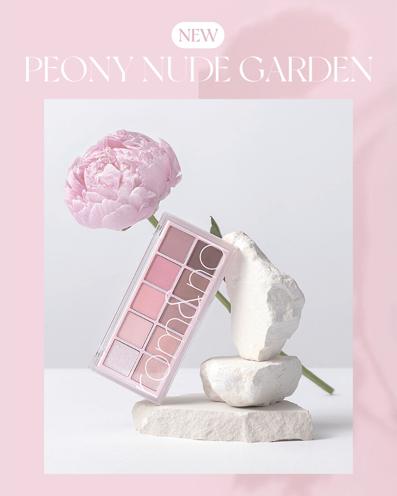 rom&nd Better Than Palette #Peony Nude Garden