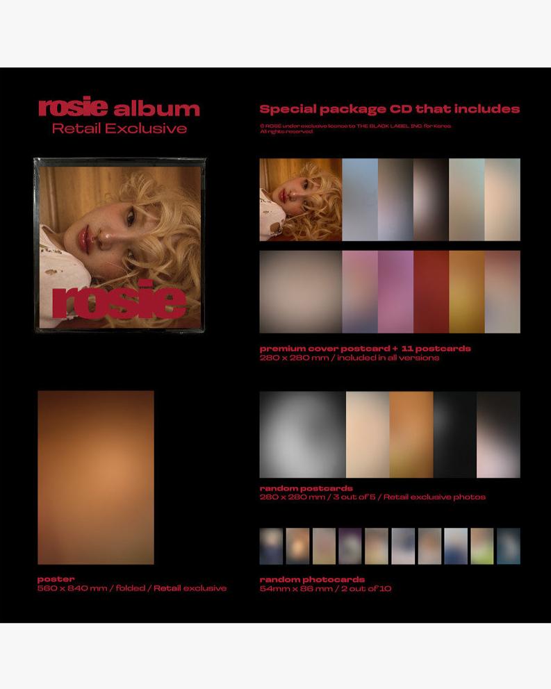 ROSÉ (BLACKPINK) - 1st Studio Album [rosie] (Retail Exclusive Ver.)