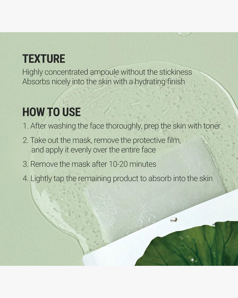 ROVECTIN Clean Lotus Water Calming Sheet Mask