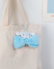 Sanrio® Bowtie Plush Charm Keyring