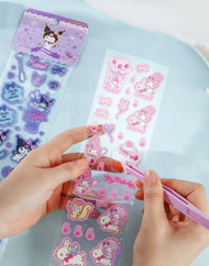 Sanrio© Characters Dessert Party Glitter Sticker Sheet