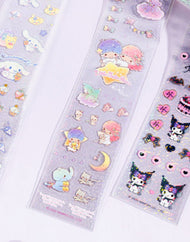 Sanrio© Characters Wonderful Time Glitter Sticker Sheet