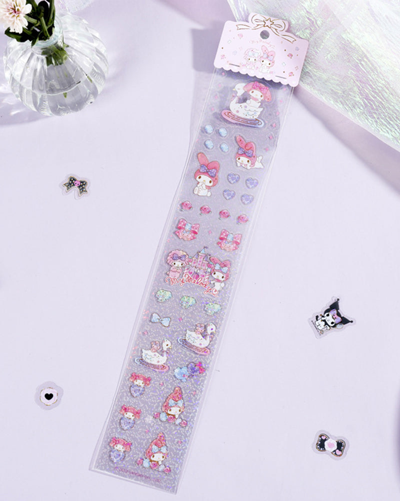 Sanrio© Characters Wonderful Time Glitter Sticker Sheet