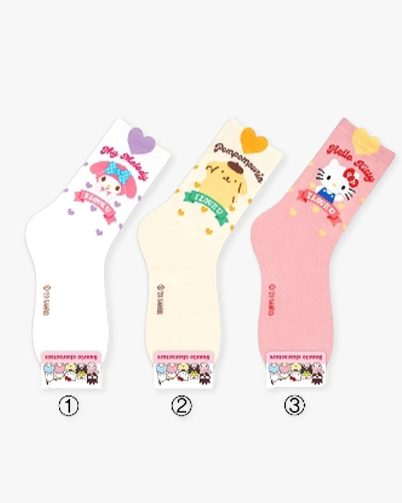 Sanrio© Character Send You Love Crew Socks