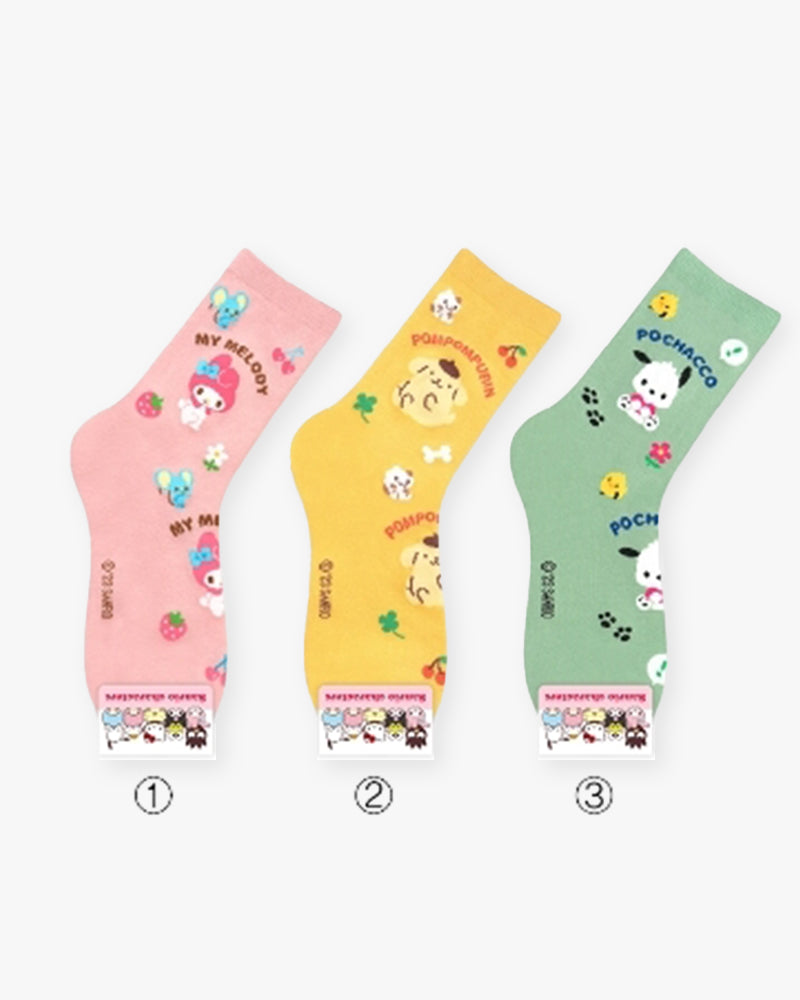 Sanrio© Character Pattern Crew Socks