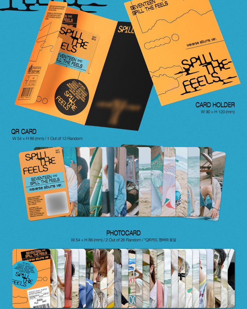 SEVENTEEN - 12th Mini Album [SPILL THE FEELS] (Weverse Ver.)