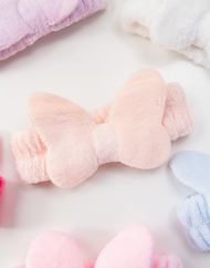 Soft Bow Face Wash Headband