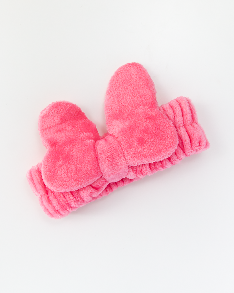 Soft Bow Face Wash Headband