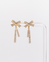 NYU NYU Sparkling Bow Knot Dangles