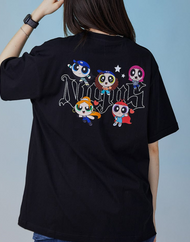 T-SHIRT LES SUPER NANAS x NJ (NOIR)