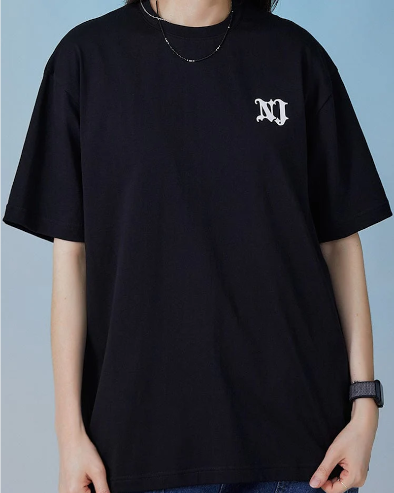 T-SHIRT LES SUPER NANAS x NJ (NOIR)