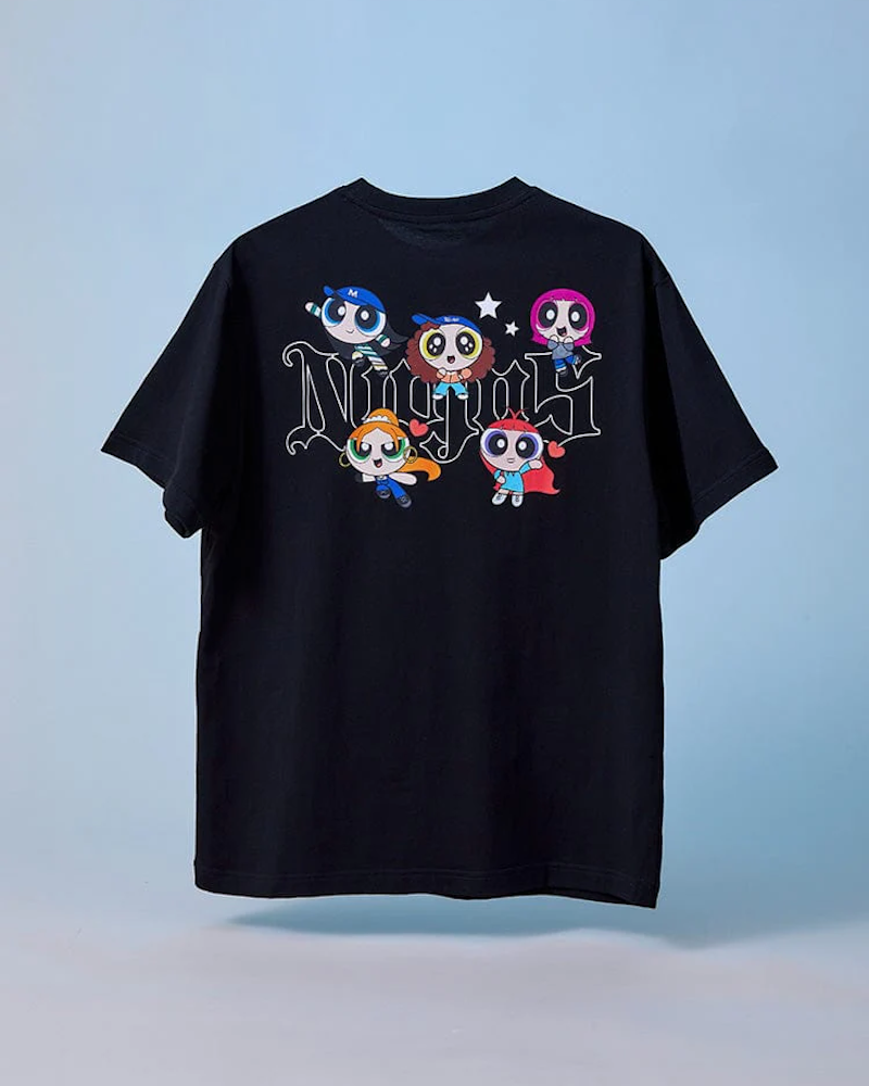 T-SHIRT LES SUPER NANAS x NJ (NOIR)