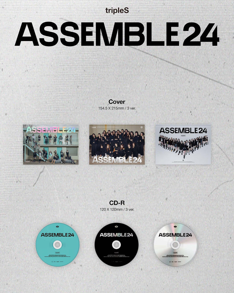 tripleS - 1ST FULL ALBUM [ASSEMBLE24] (3 Versions)