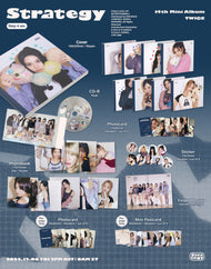 TWICE - 14th Mini Album [STRATEGY] (Step 4 Ver.) (9 Versions)