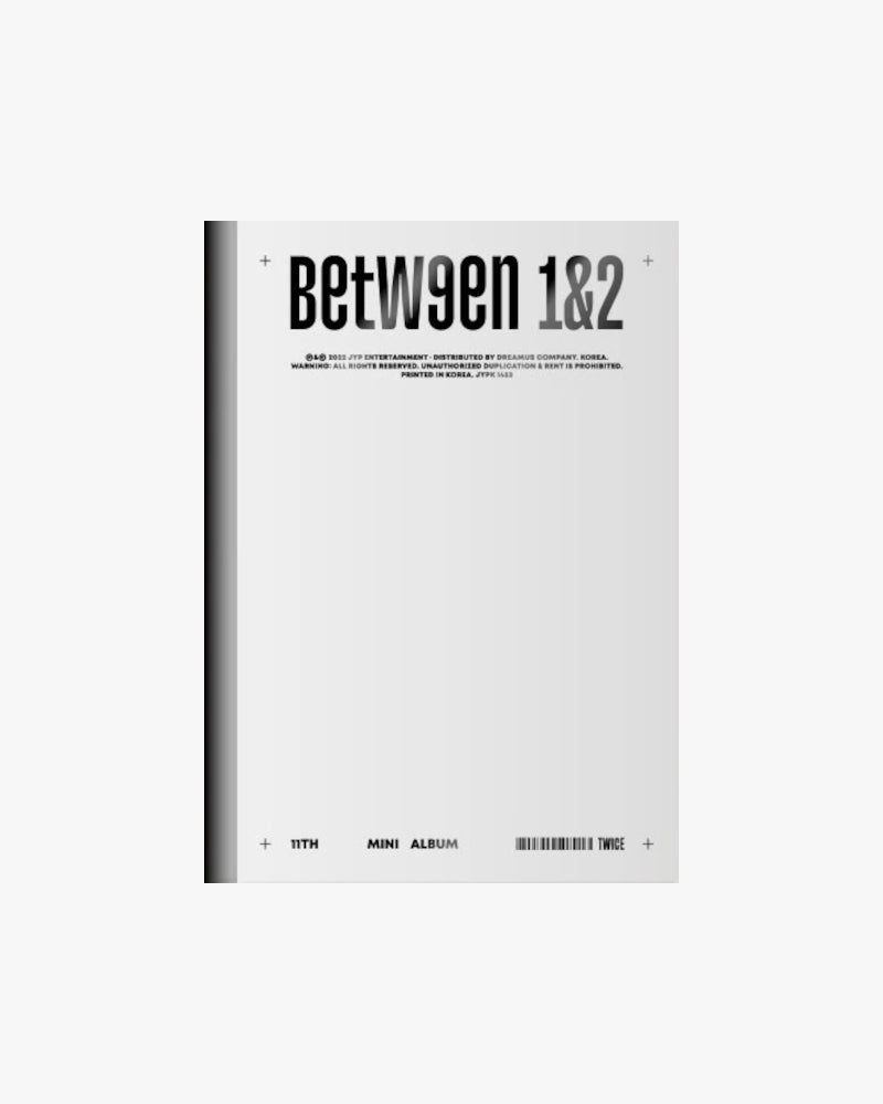 TWICE - BETWEEN 1&2 (11TH Mini Album)