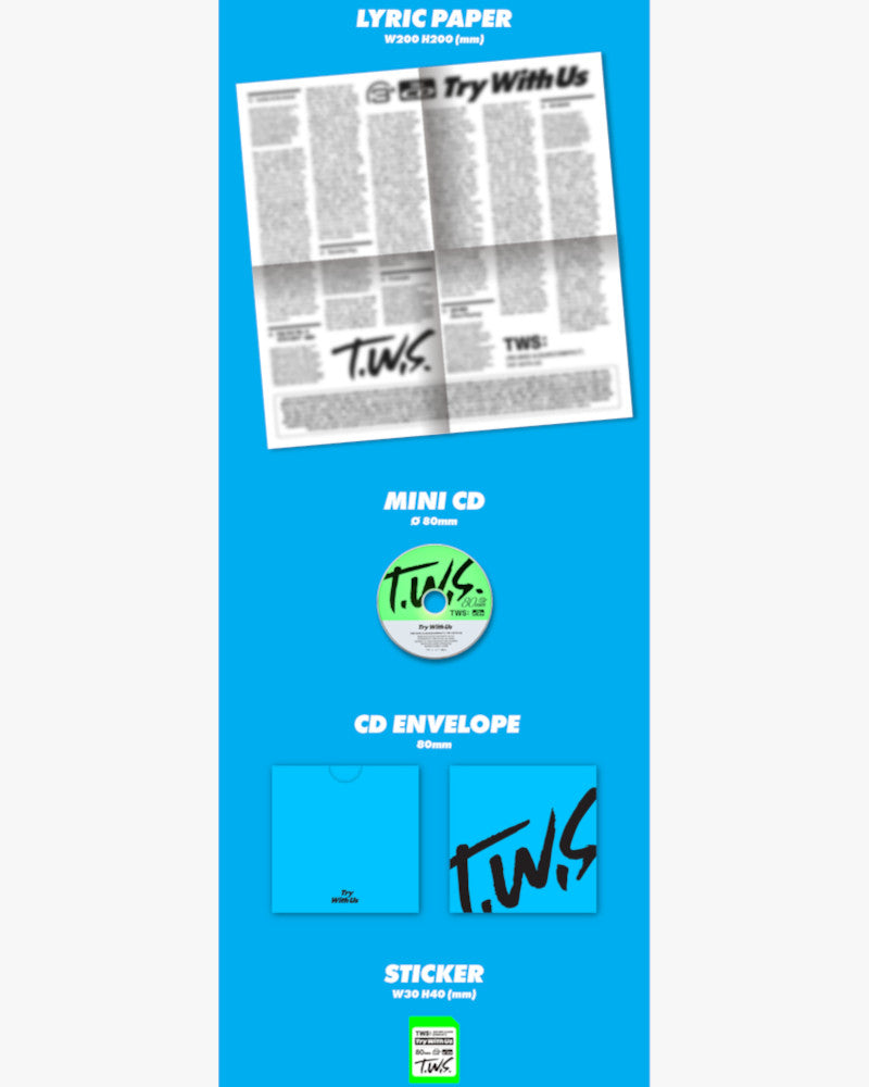 TWS - 3rd mini album ‘TRY WITH US’ (Compact Ver.) (7 Random Versions)
