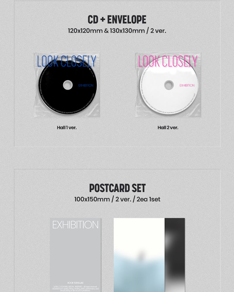 YOOK SUNGJAE (BTOB) - 1ST SINGLE ALBUM [EXHIBITION Look Closely] (2 Versions)