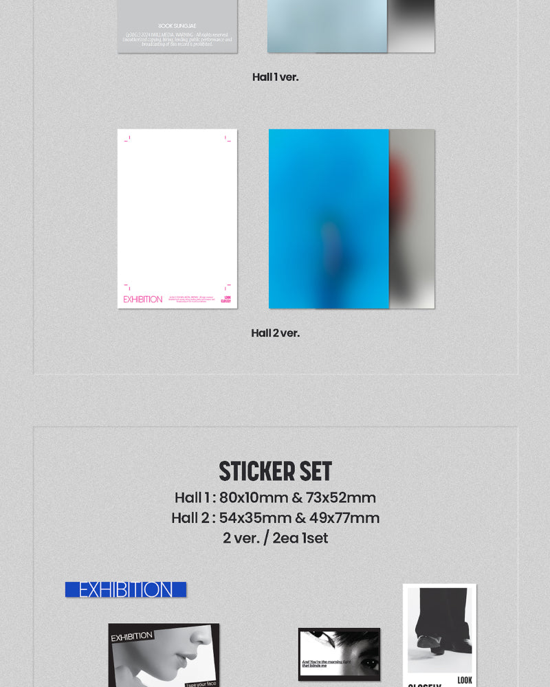 YOOK SUNGJAE (BTOB) - 1ST SINGLE ALBUM [EXHIBITION Look Closely] (2 Versions)