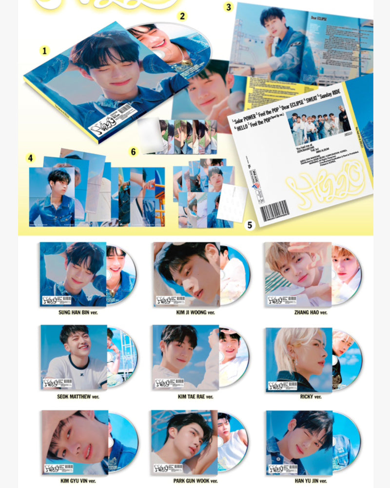 ZEROBASEONE - 3RD MINI ALBUM [You had me at HELLO] (Digipack Ver.) (9 Versions)