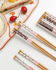 Shop Bakery Cafe Pattern Bamboo Chopsticks