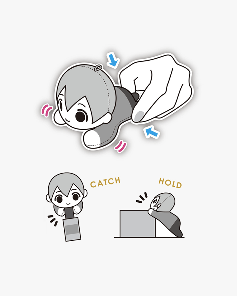 Haikyuu!!© Hug Character Mini Plush Keychain Blind Box Vol. 2