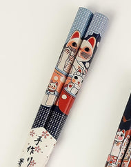 Japanese Maneki Neko Cat Chopsticks