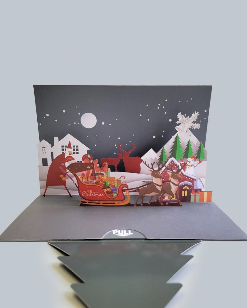 Christmas Eve 3d Pop Up Greeting Card – Sukoshi Mart