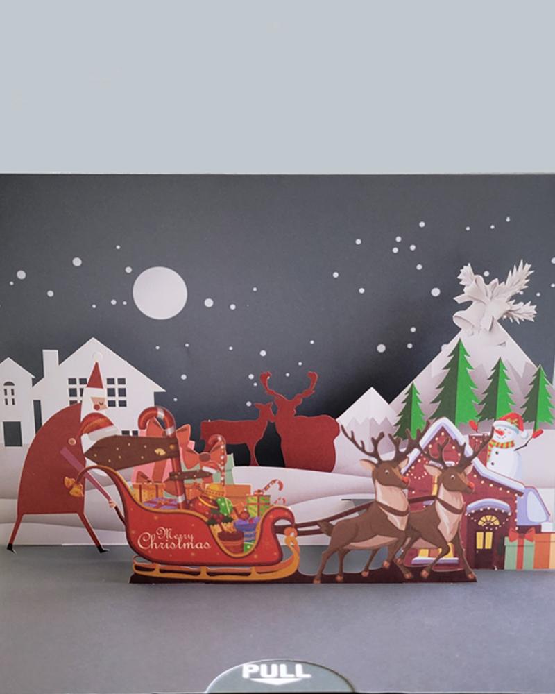 Christmas Eve 3d Pop Up Greeting Card – Sukoshi Mart