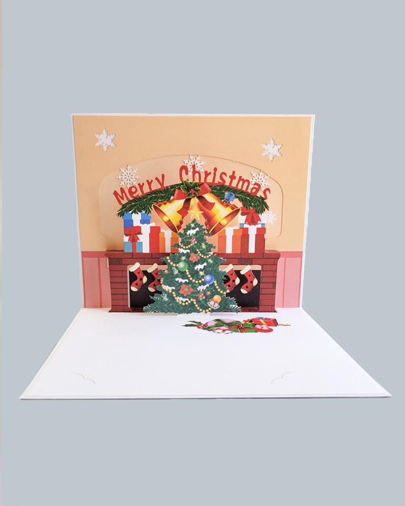 Shop Christmas Hearth 3D Pop-Up Card