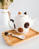 DECOLE Kannya Cat Ceramic Teapot