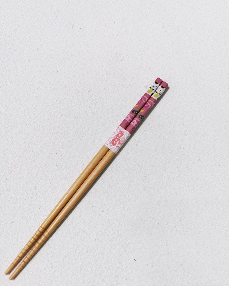Japanese Characters Bamboo Chopsticks