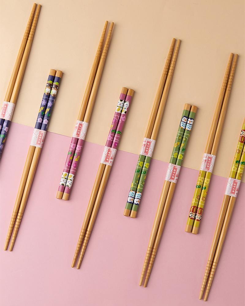Shop Japanese Characters Bamboo Chopsticks