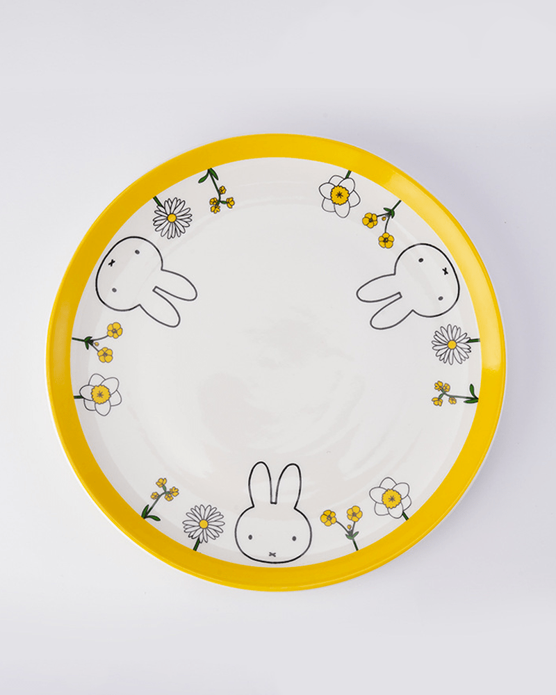 Shop Miffy© Floral Series Ceramic Plate