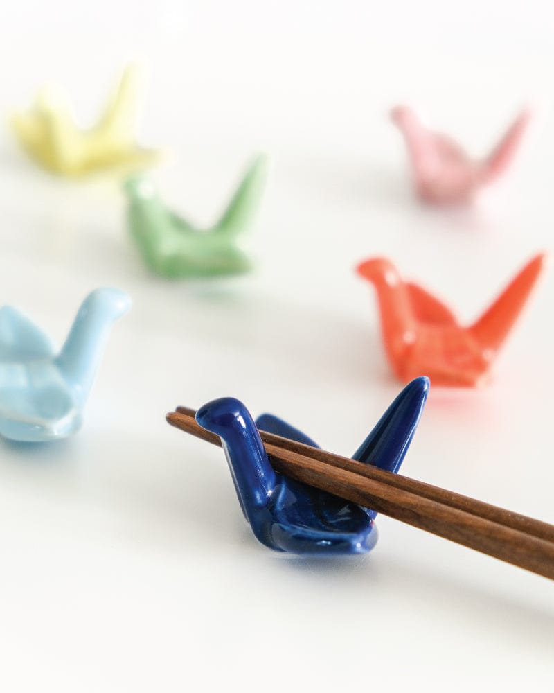 Origami Crane Chopstick Holder