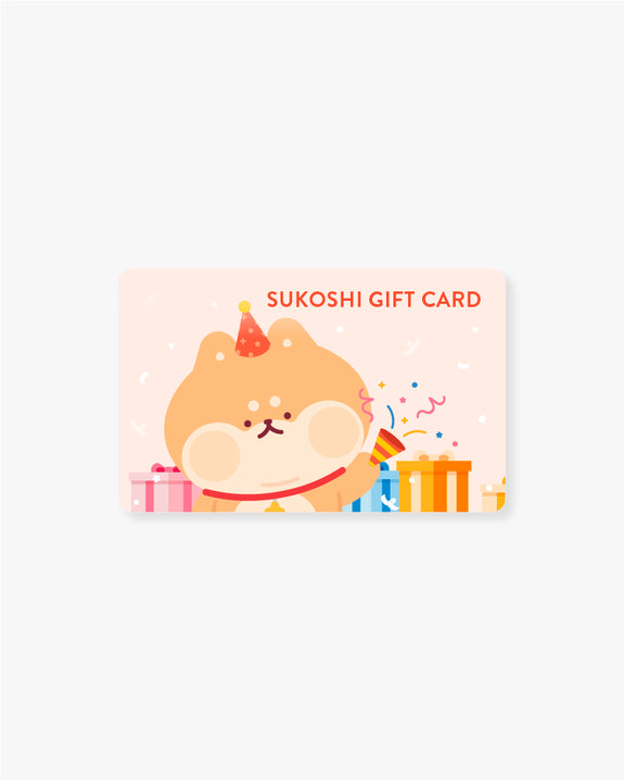 SUKOSHI MART Celebration Gift Card