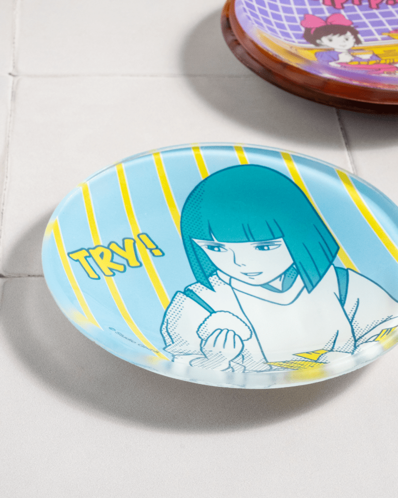Studio Ghibli© Vintage Mini Glass Plate: Spirited Away (Try!)