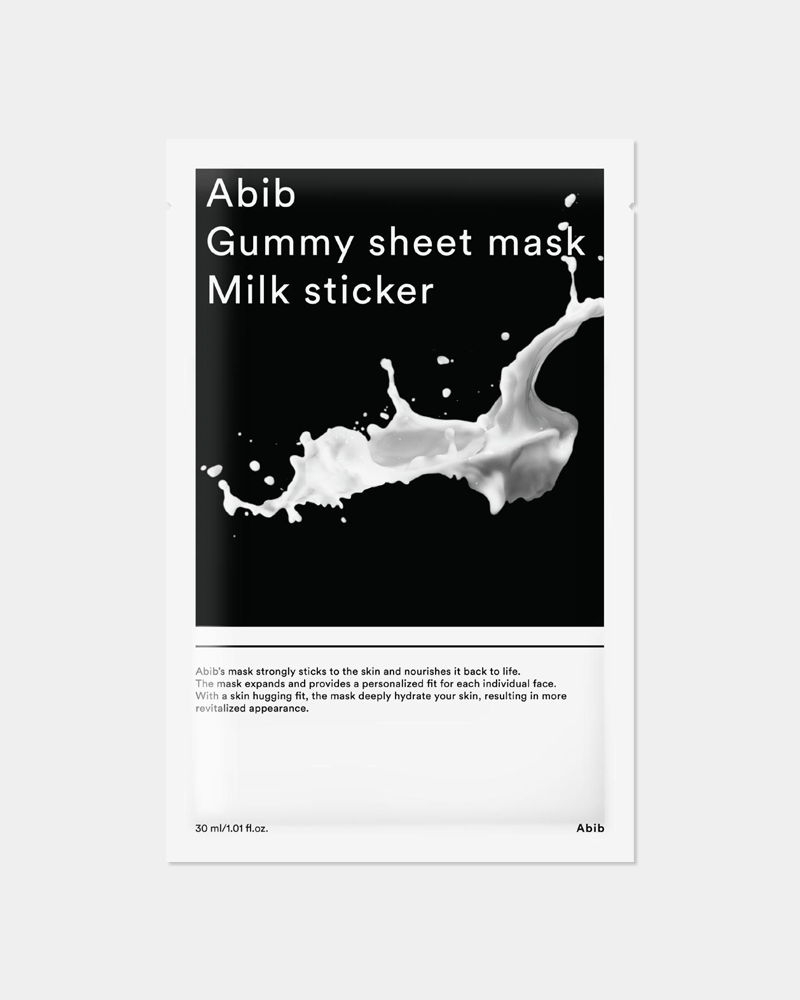 Abib Gummy Sheet Mask #Milk Sticker