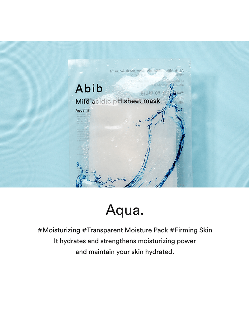Abib Mild Acidic pH Sheet Mask #Aqua Fit