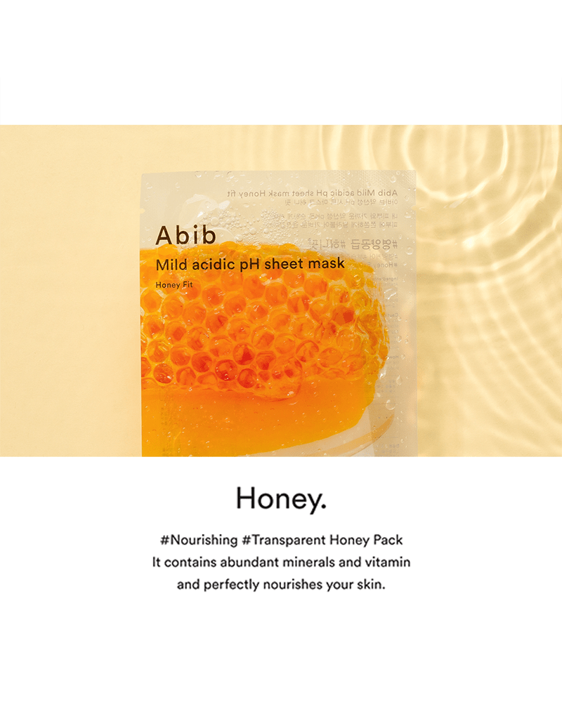 Abib Mild Acidic pH Sheet Mask #Honey Fit