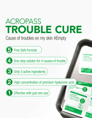Acropass Trouble Cure 5 benefits infographic