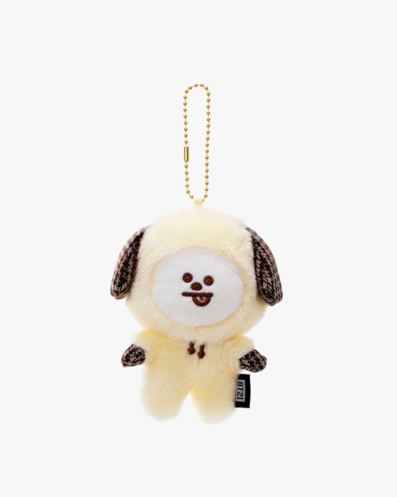 BT21© CHIMMY Glen Check Plush Bag Charm