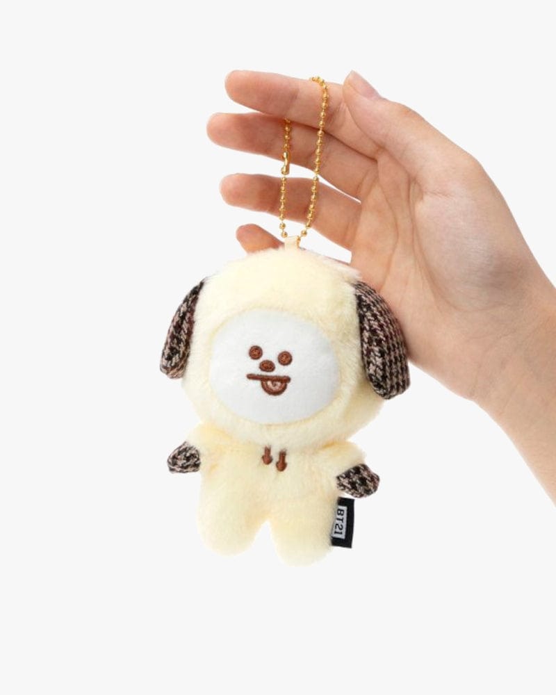 BT21© CHIMMY Glen Check Plush Bag Charm