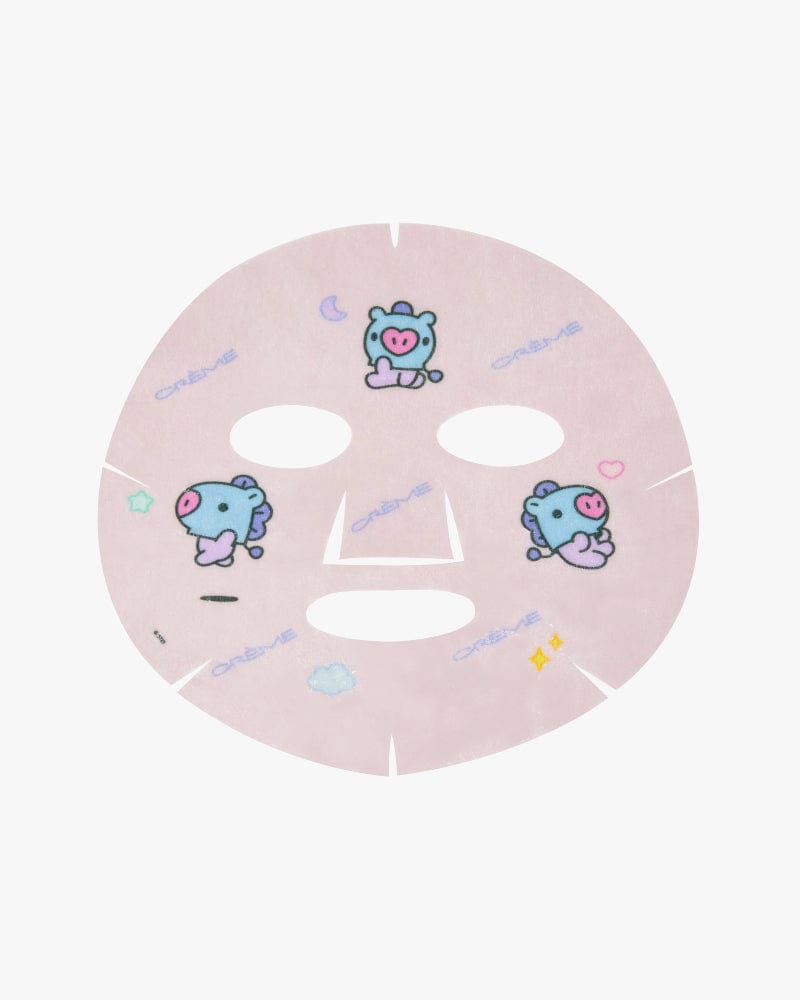 BT21© x The Crème Shop SMOOTH Like Baby MANG Printed Essence Sheet Mask